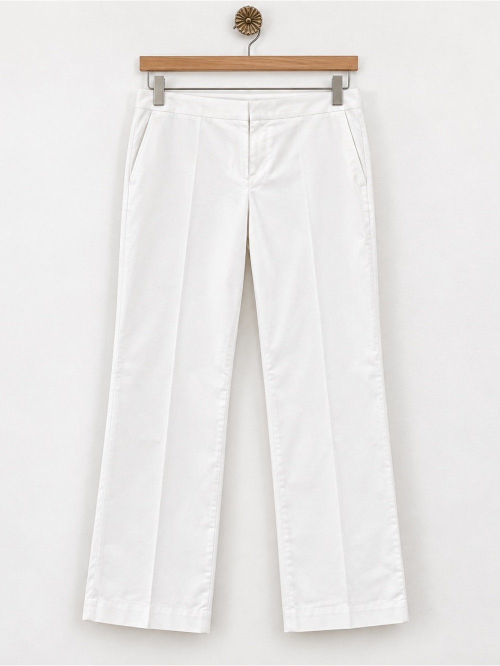 evan-picone women’s size 8 white dress pants trousers